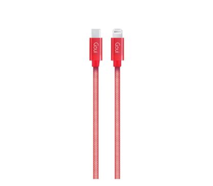 Data Cable USB-C - Lightning Metallic 1m Red
