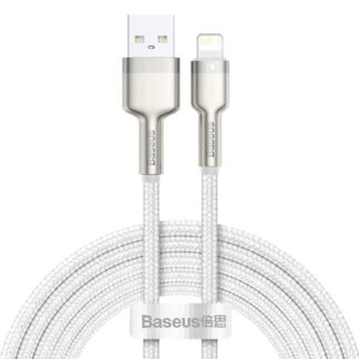 Cable Baseus Cafule Metal 2m, white