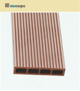 Anthracite neoWPC fence profile 102x20mm