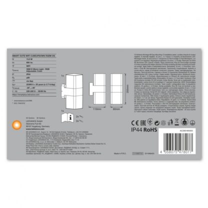 LEDVANCE exterior wall light 4058075478077 - Image 6