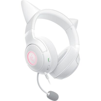 Razer Kraken Kitty V2 headphones, white - Image 2