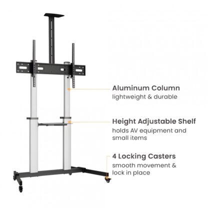 SERIOUX MOBILE TV STAND 44-610TW 60"-100" - Image 5