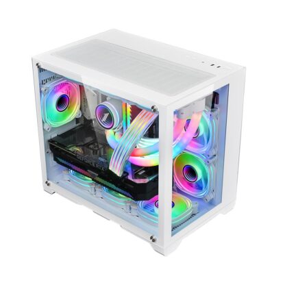 PC Case 1STPLAYER Gaming MV6 WHITE - Image 2