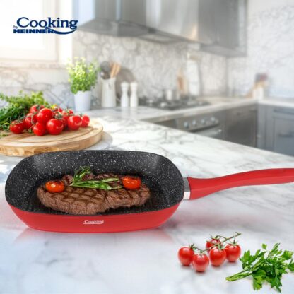 ALUMINUM GRILL PAN 28x4CM, RED STONE - Image 4