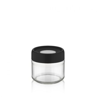 Glass storage jar with lid,300 ML