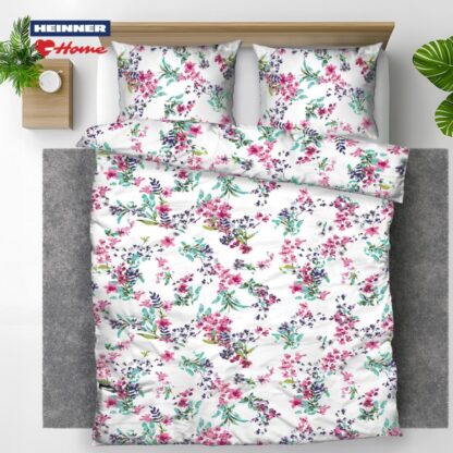 King size cotton bed set, 144TC, Sakura