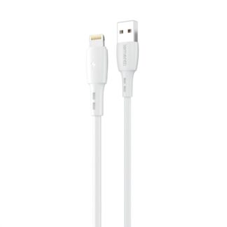 Cablu Wind USB-A Lemontti 0.5m, Alb