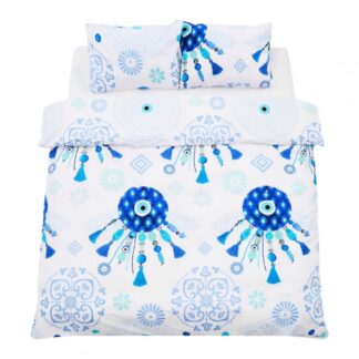 King size linen, cotton, 132 TC, Paros