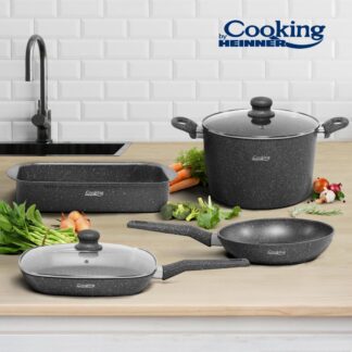 Cooking set 6 pieces aluminum, GUSTAVO