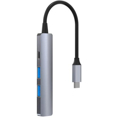 Tellur USB 3.1 hub, 4 ports, gray - Image 2