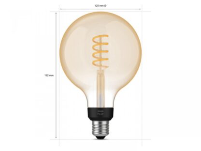 PHILIPS HUEWA 7W FIL G125 EUR E27 - Image 3