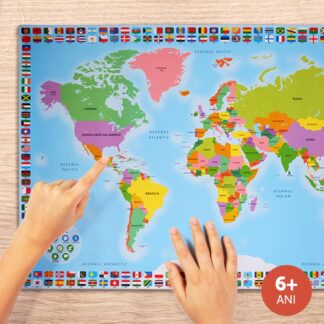 BILINGUAL WORLD MAP INTERACTIVE PEN