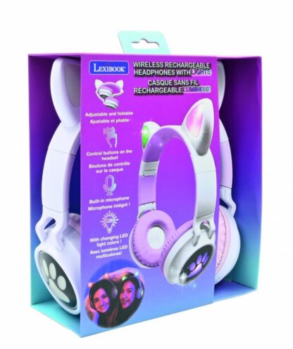 WIRELESS HEADPHONES WITH CAT EARS&LIGHTS - Image 3