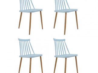 SET OF 4 PIECES BLUE MOON CHAIR
