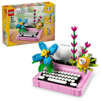 Typewriter with Flowers 31169 - Image 2