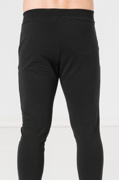 Men's Casual Cotton Pants Black-L - Image 6