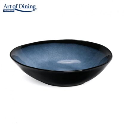 SET OF 6 OVAL CERAMIC BOWL 20 CM, SERENITY