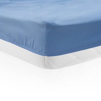 BED SHEET WITH ELASTIC 140X200 CM BLUE