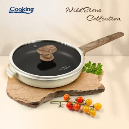 Aluminum pan + Lid 26x5.5 CM, WILD STONE - Image 3