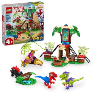 Spidey and Gobby's Raptor Battle at Tree House HQ 11200