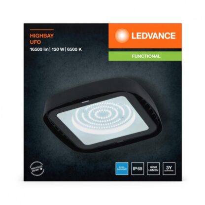 HIGHBAY UFO 130W 865 IP65 BK LEDV
