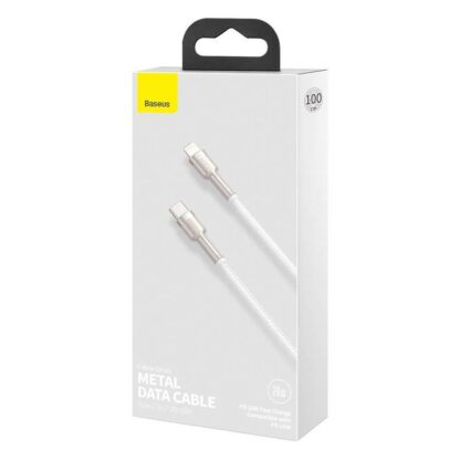 Cable Baseus Type-C to Lightning 1m white - Image 4