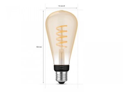 PHILIPS HUEWA 7W FIL ST72 EUR E27 - Image 3