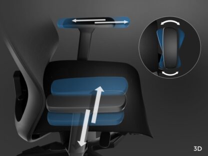 Genesis Astat 700 G2 120 kg, black chair - Image 16