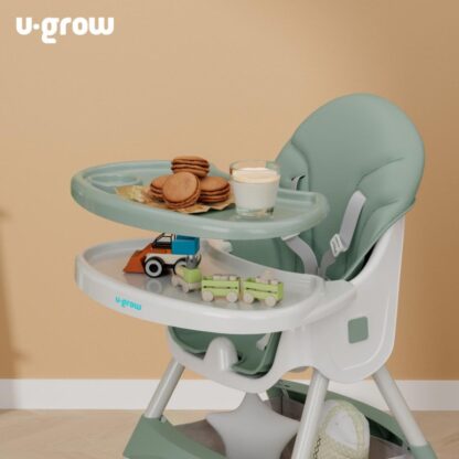 2 in 1 dining chair, foldable, green - Image 6