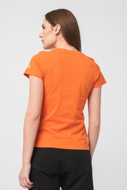 Orange-Xl Women's Deer Family T-Shirt - Image 3