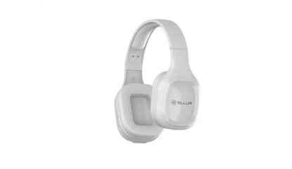 Headphones with microphone. Tellurium Pulse, white - Image 2