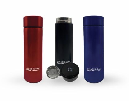 Stainless steel thermos 450 ml, LED temperature indicator