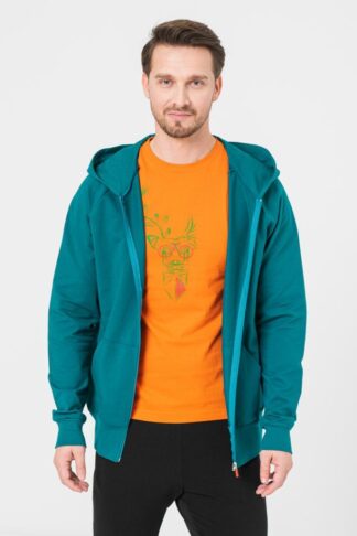 Men's Casual Cotton Sweatshirt Petrol-L
