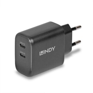 Lindy 2x USB Type-C GaN 65W Charger