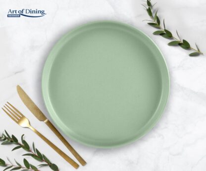 SET OF 6 CERAMIC DESSERT PLATES 20CM, YVONNE - Image 3