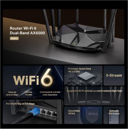 MERCUSYS MR90X AX6000 WIFI 6 ROUTER - Image 3