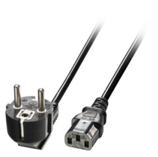 Power cable Schuko Lindy IEC C13 2m
