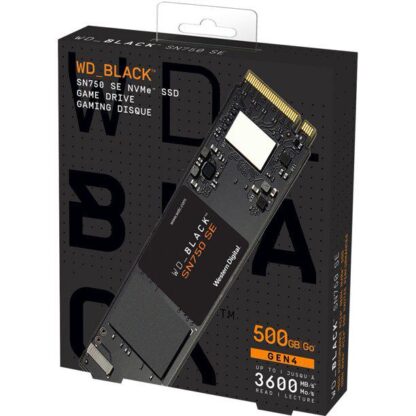 Western Digital SSD 500GB BLACK NVME WDS500G1B0E