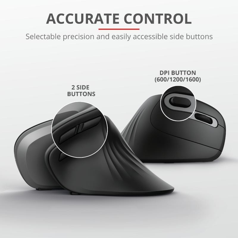 Trust Verro Ergonomic Wireless Mouse - Image 4