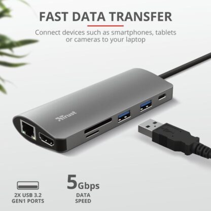 Trust Dalyx 7in1 USB-C Multiport Adapter - Image 7