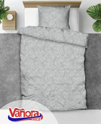 Single cotton bed set, 92 gsm, Paisley