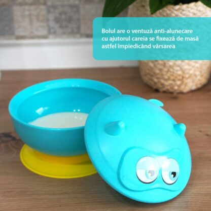 Bowl with suction cup and lid 340 ml A-1121 - Image 5