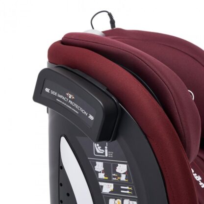 U-Grow car seat, isofix, 76-150 cm, red - Image 9