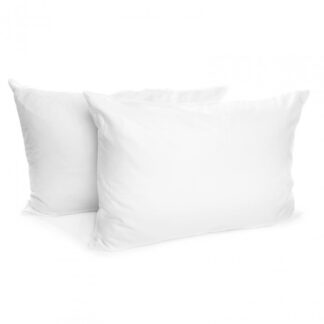 SET OF 2 PILLOW CASES 50X70 CM WHITE