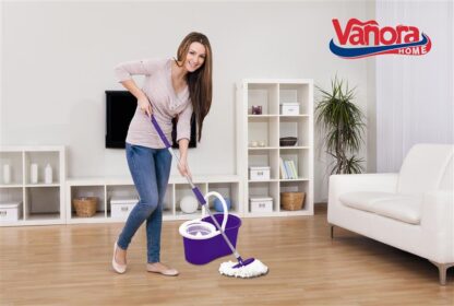 PRIMO CLEANING SET, 360 ROTARY MOP, PURPLE - Image 4