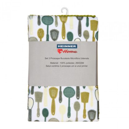 SET OF 3 KITCHEN TOWELS UTENSILS - Image 2