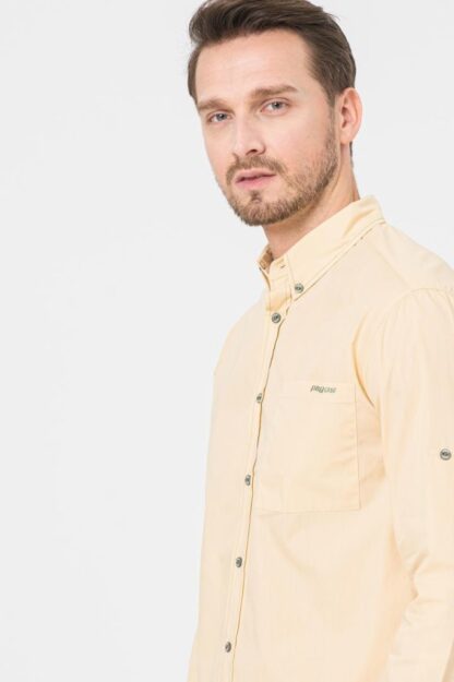 Men's Casual Shirt Beige Xl - Image 4