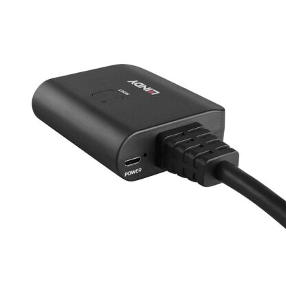 Lindy cable 2 HDMI ports 4K60 black - Image 3