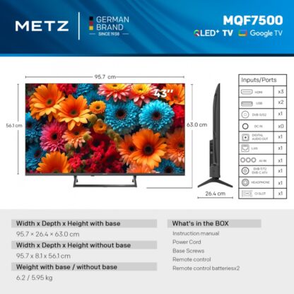 METZ QLED 43MQF7500Z TV - Image 7