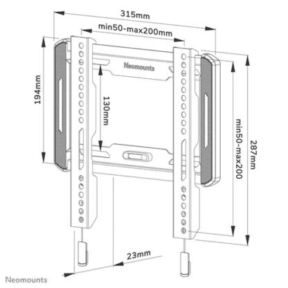Neomounts Screen TV Wall Mount Fix 24"-55" - Image 2